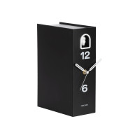 Stolové hodiny Book Owl Karlsson KA6163BK, 25cm